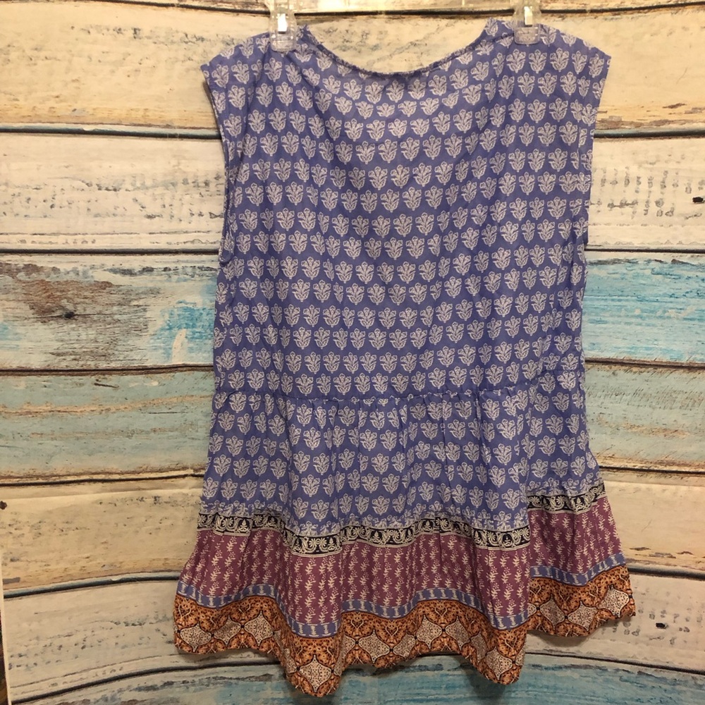 ❌Beachlunchlounge Sleeveless Top Summer Lightweight Multi Pattern Size Medium - Picture 2 of 10